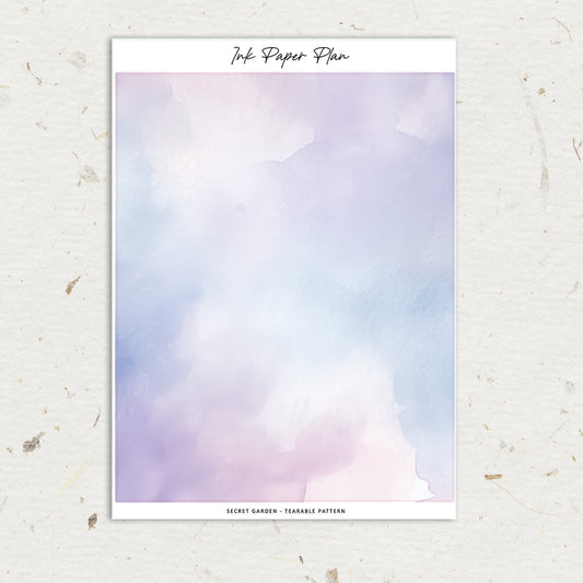 Secret Garden | Tearable Washi Paper Watercolor