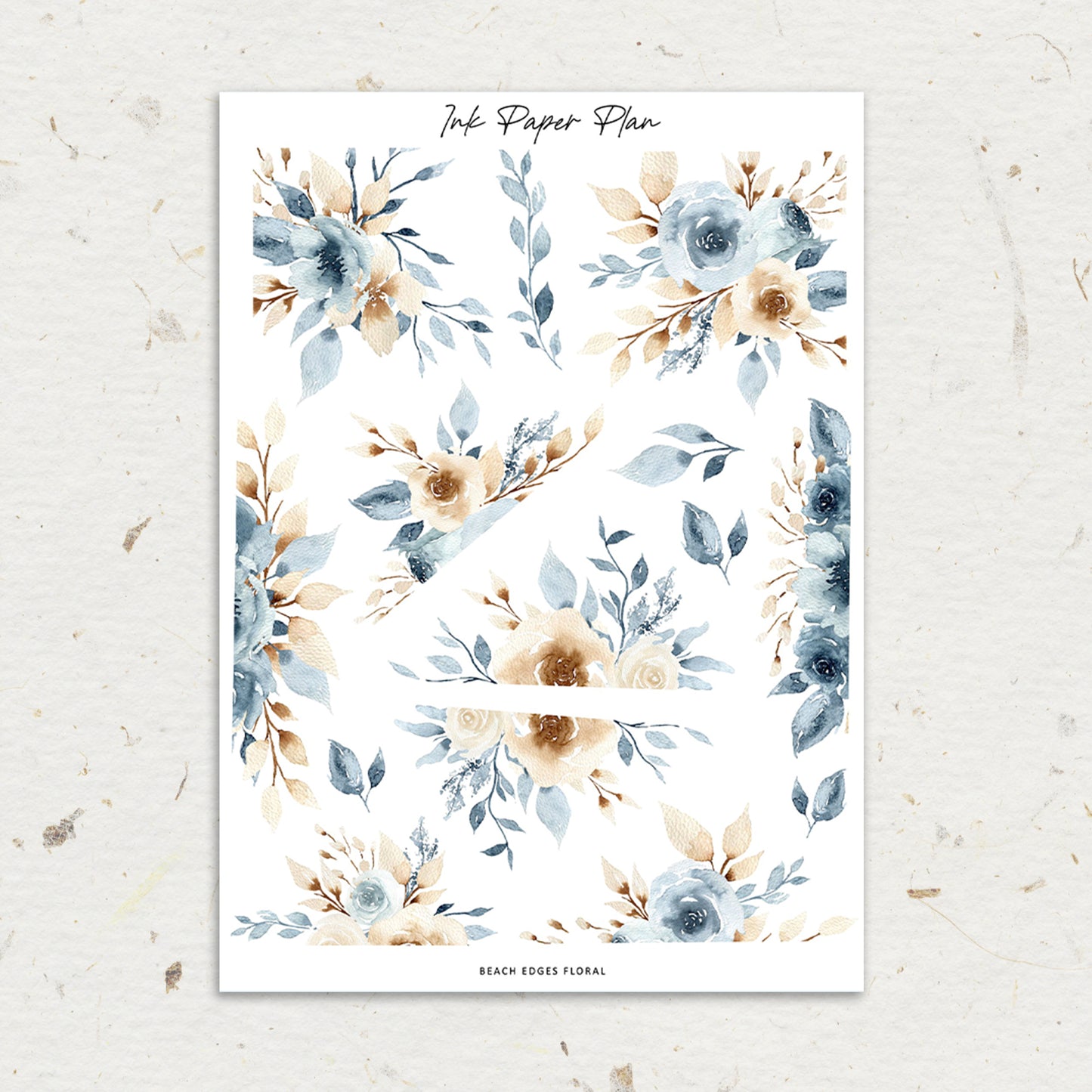 Beach | Floral Edges