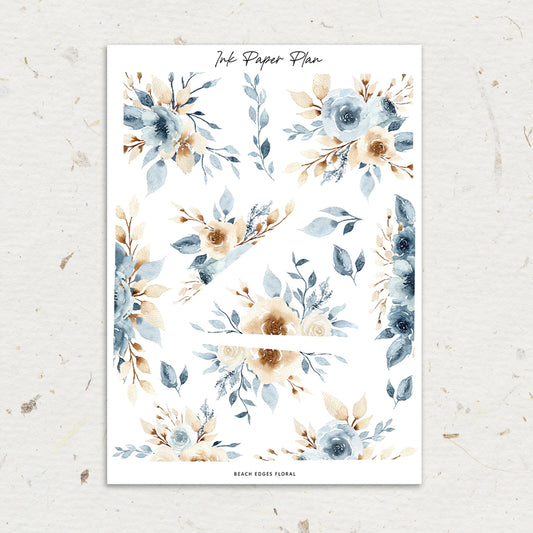 Beach | Floral Edges