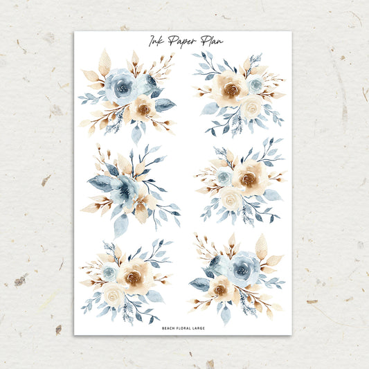 Beach | XL Floral Deco Sheet