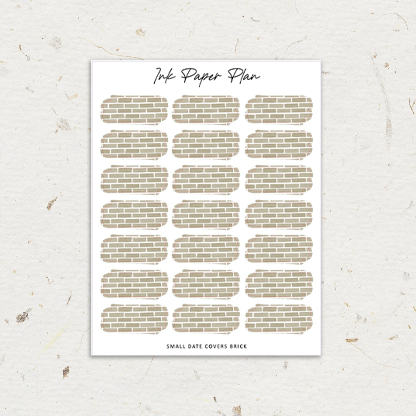 Brick | Small Date Covers