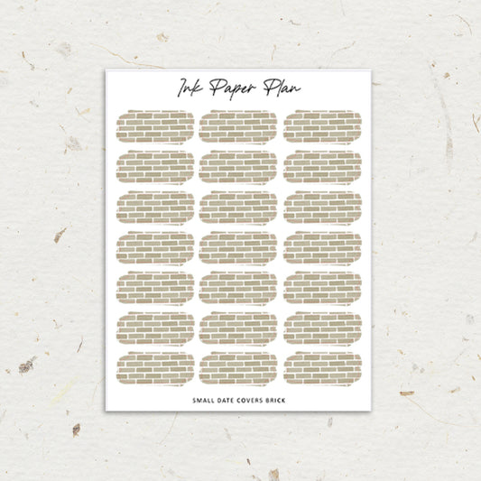 Brick | Small Date Covers