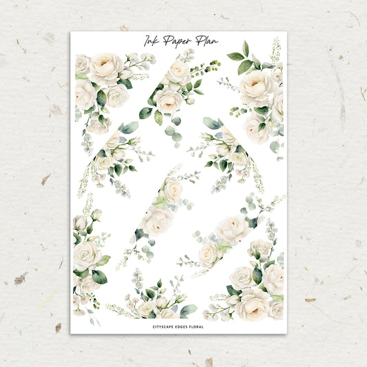 Cityscape | Floral Edges