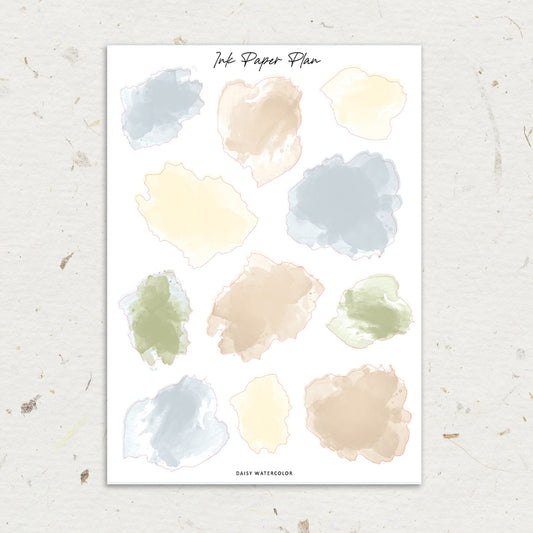 Daisy | Watercolor Spot Sheet