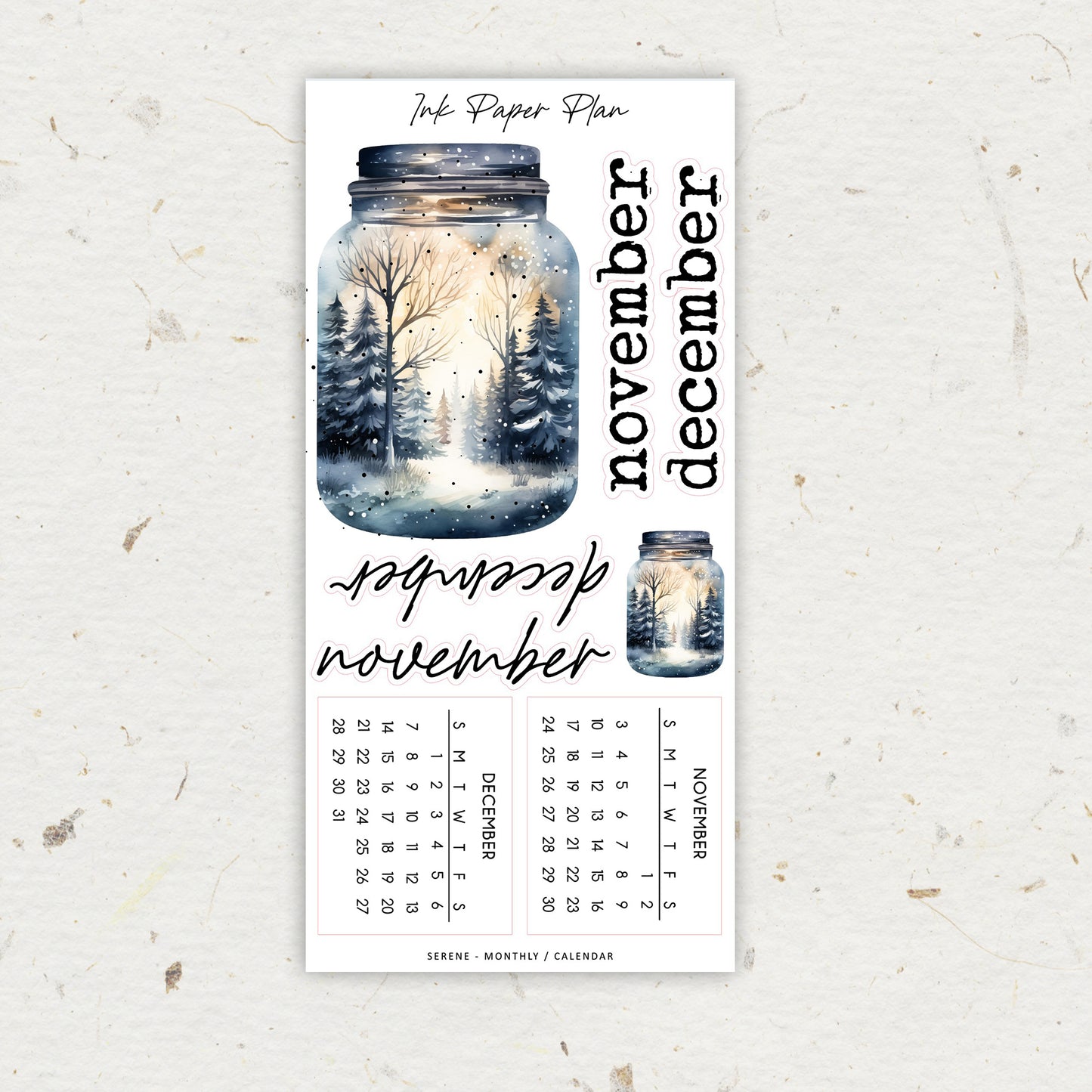 Serene | Journaling Collection | Single Sheets