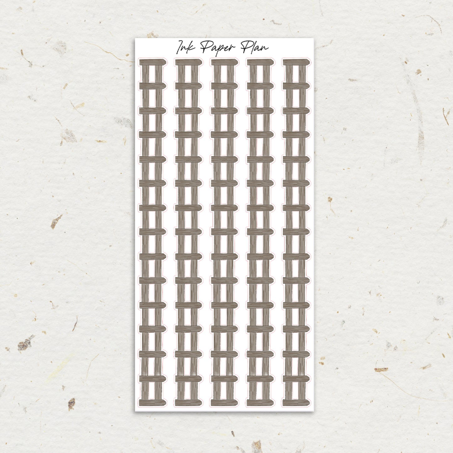 Wood Short | Watercolor Fence