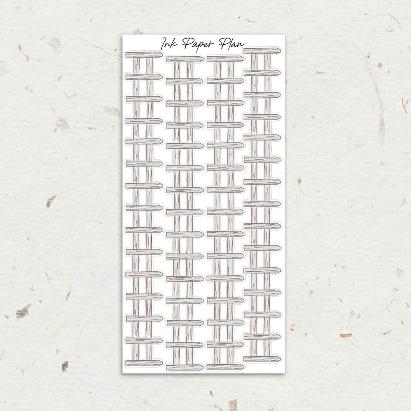 Gray Tall | Watercolor Fence