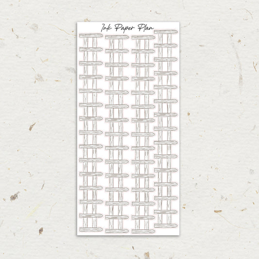 Light Tall | Watercolor Fence