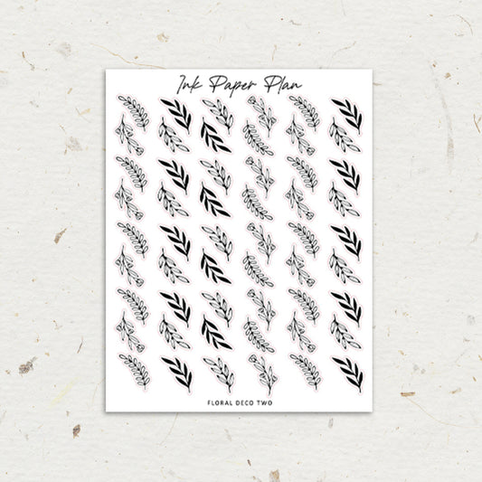 Floral Two | Foiled Deco