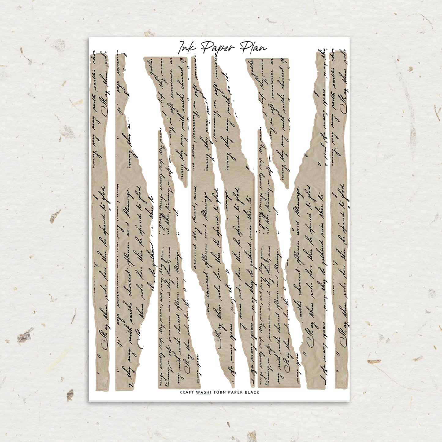 Kraft | Washi Torn Paper