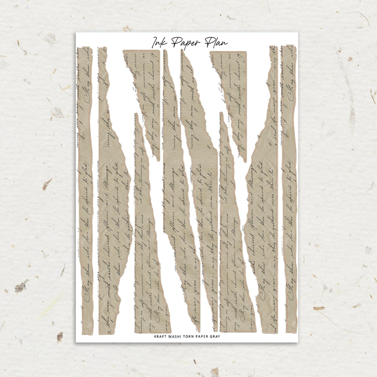 Kraft | Washi Torn Paper