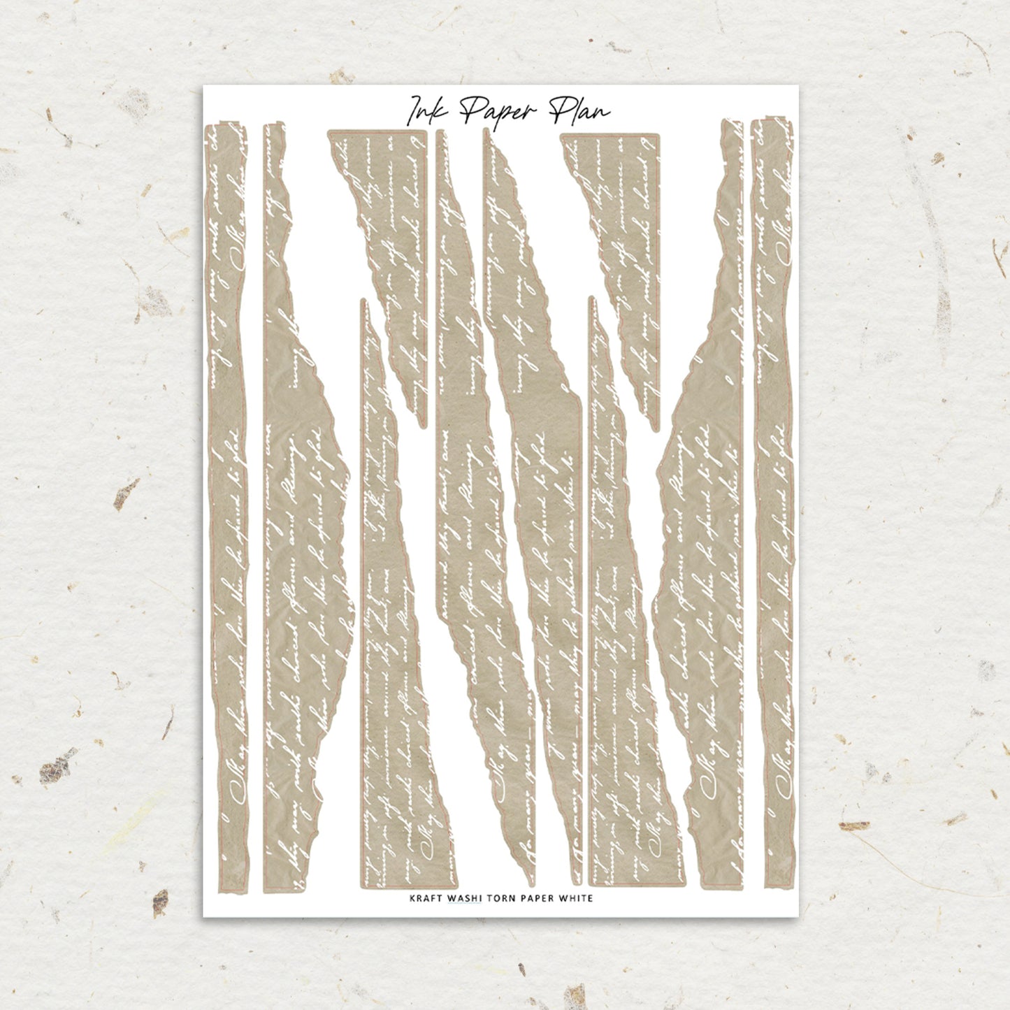 Kraft | Washi Torn Paper