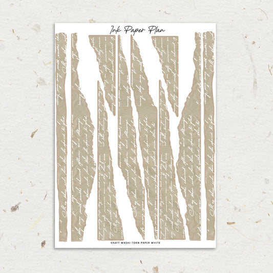 Kraft | Washi Torn Paper