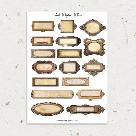 Label Plates | Large