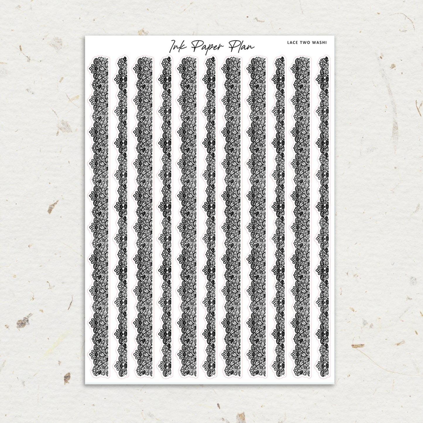 Lace Two | Foiled Washi