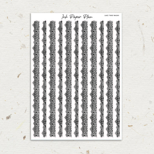 Lace Two | Foiled Washi
