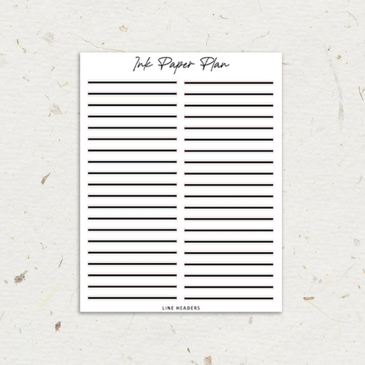 Line | Foiled Header