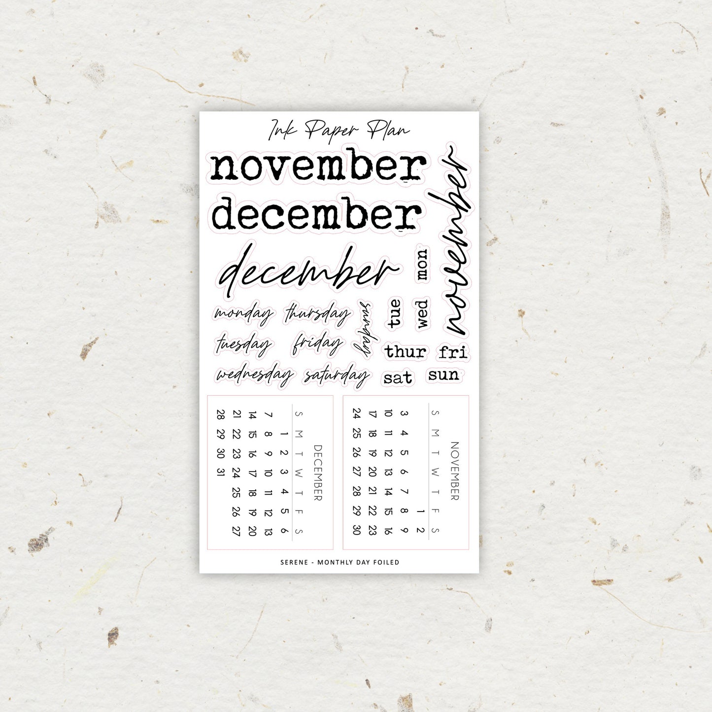 Serene | Journaling Collection | Single Sheets