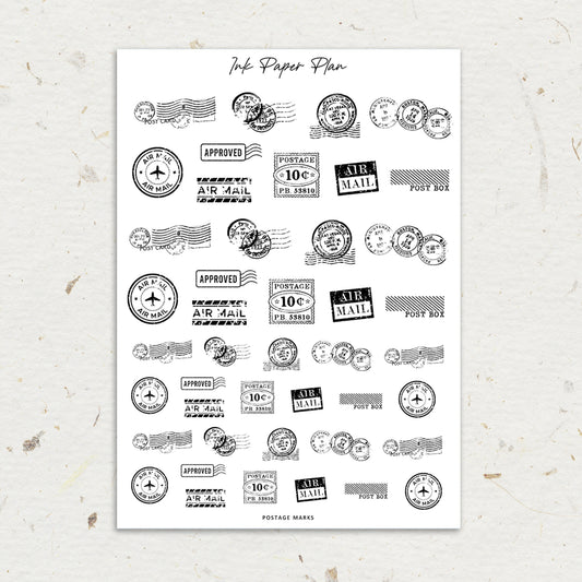 Postage Marks | Foiled Deco