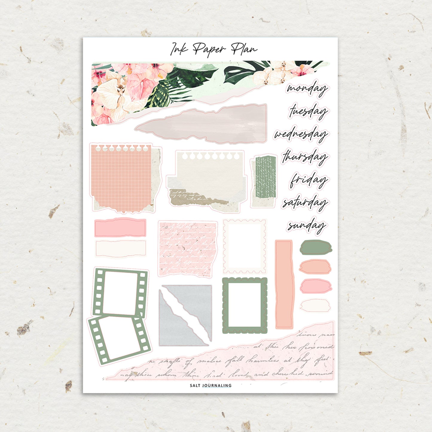 Salt | Journaling Sheet