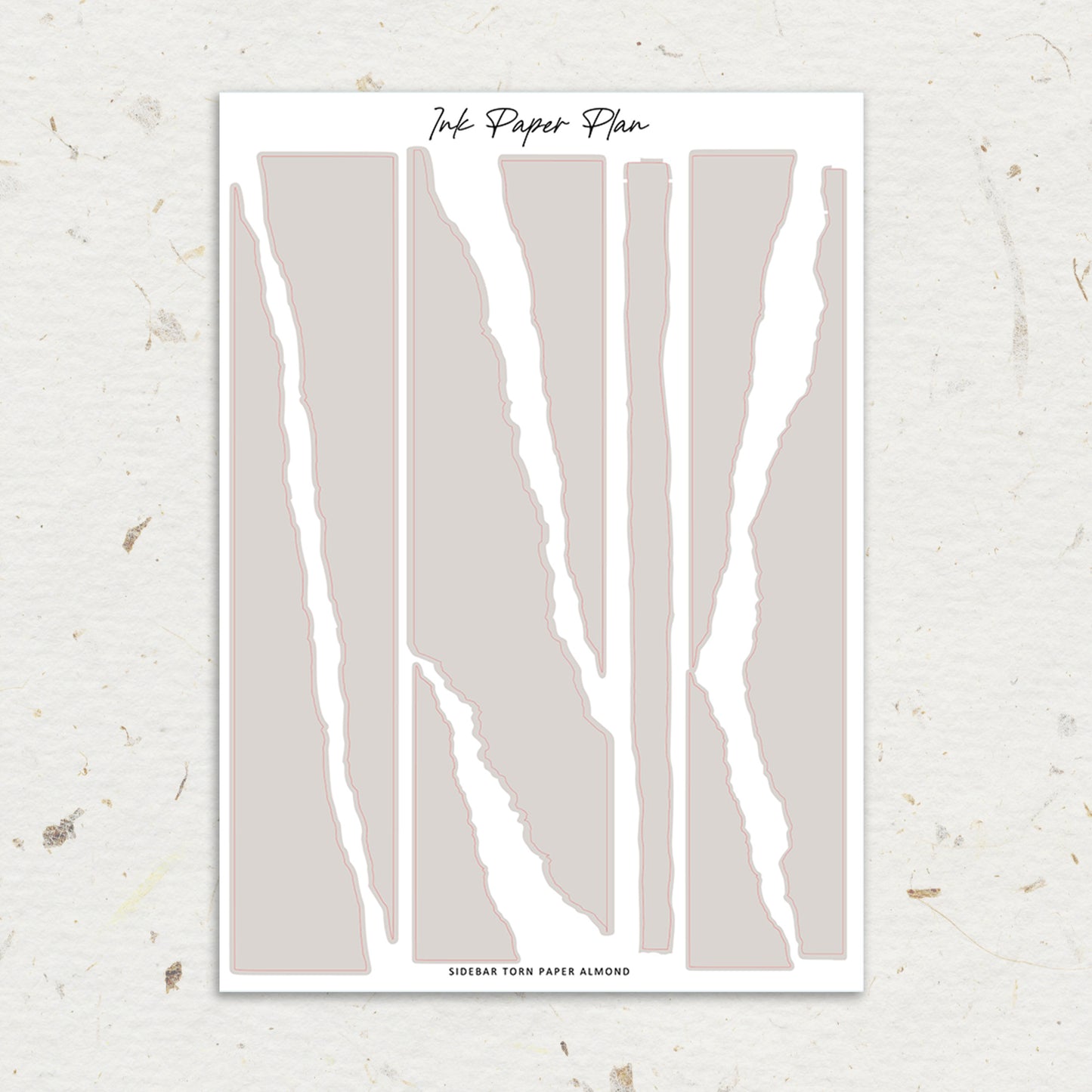 Sidebar Torn Paper | Solid Neutral