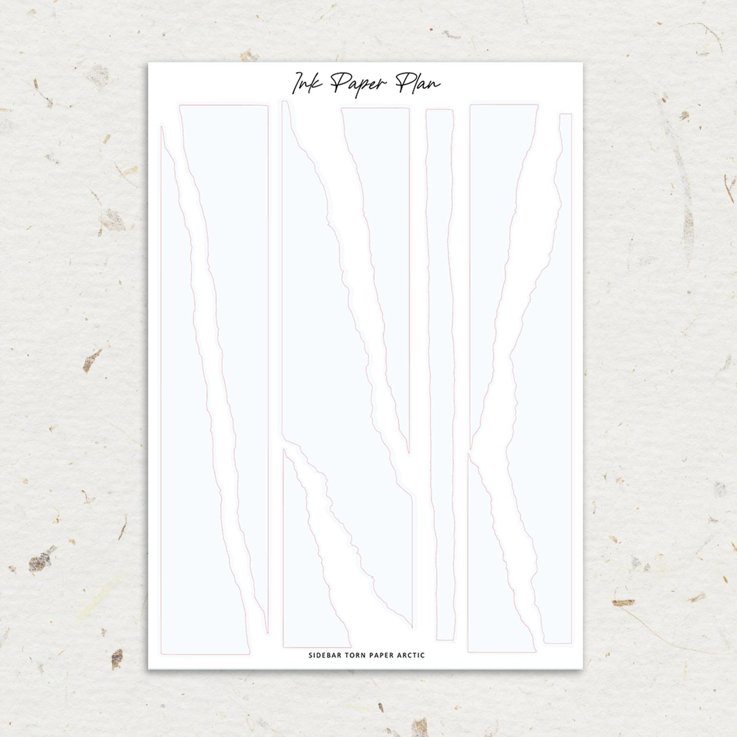 Sidebar Torn Paper | Solid Pastel
