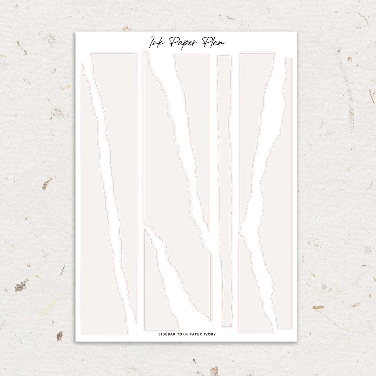 Sidebar Torn Paper | Solid Neutral
