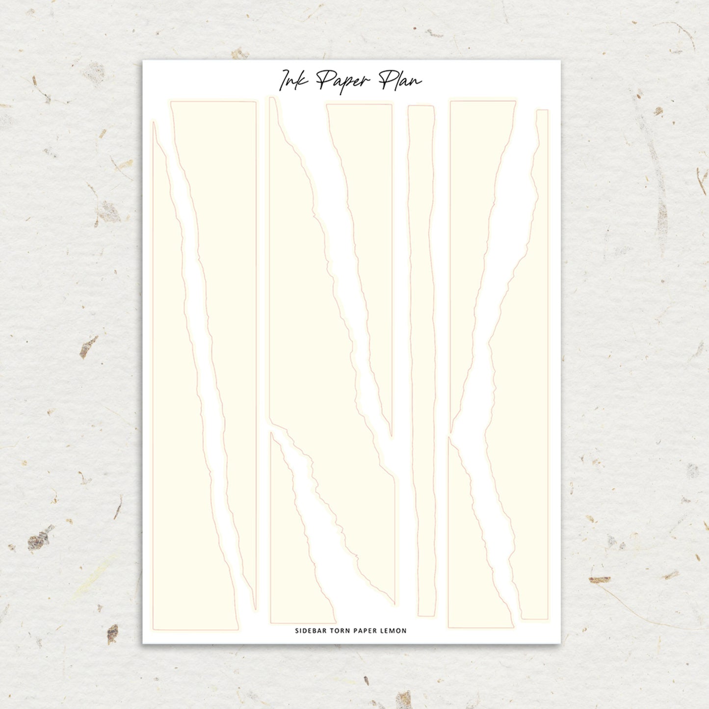 Sidebar Torn Paper | Solid Pastel