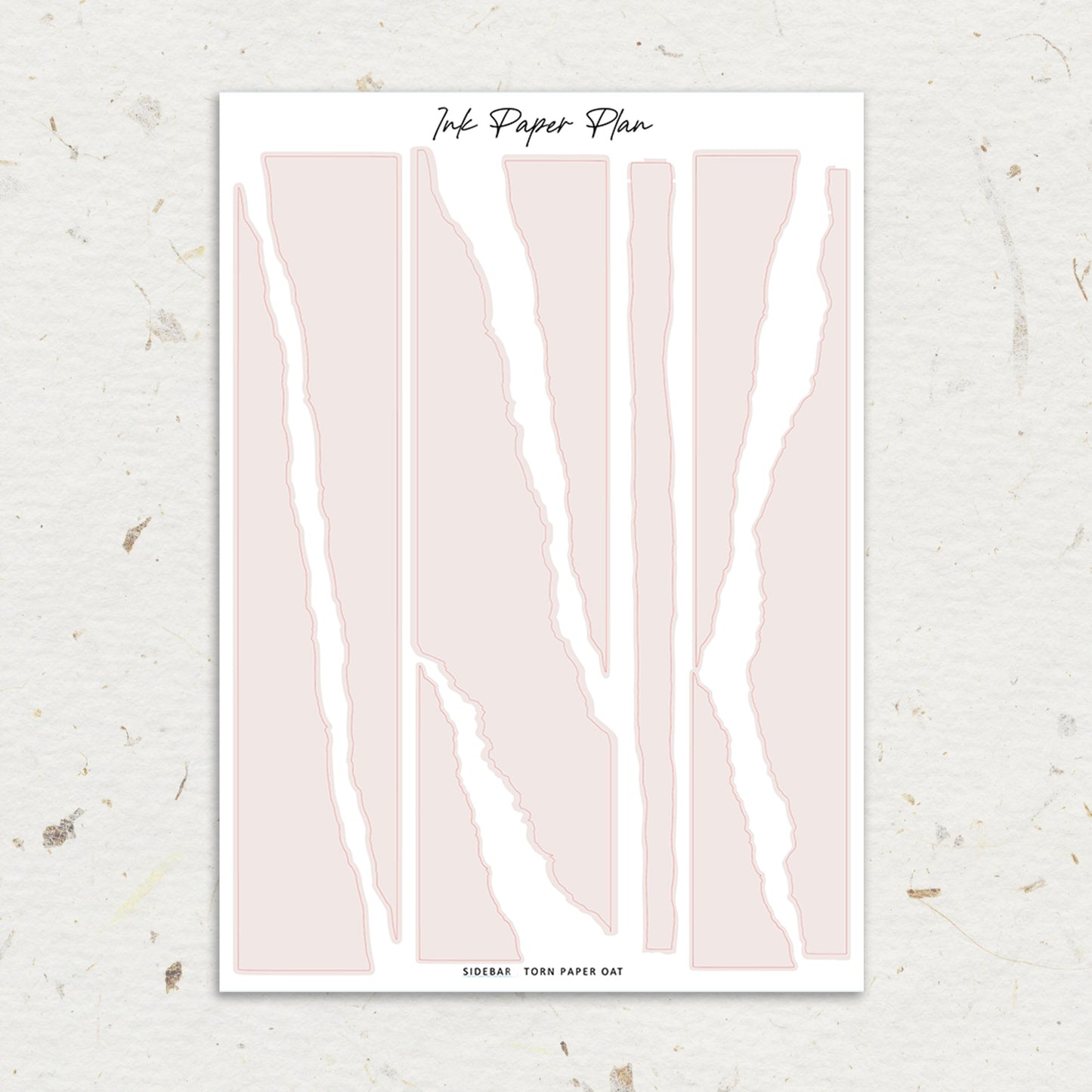 Sidebar Torn Paper | Solid Neutral