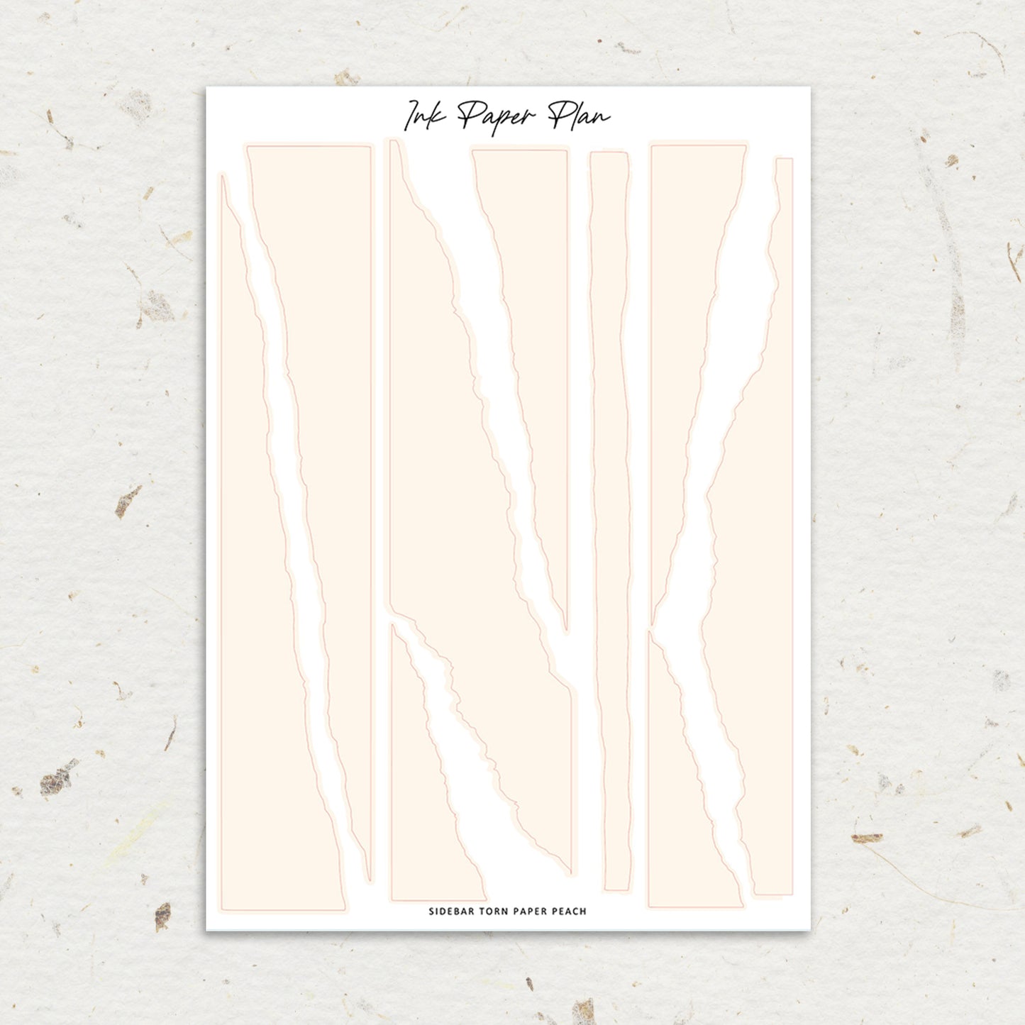 Sidebar Torn Paper | Solid Pastel