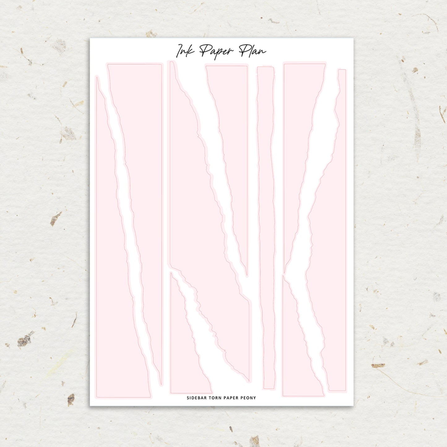 Sidebar Torn Paper | Solid Pastel