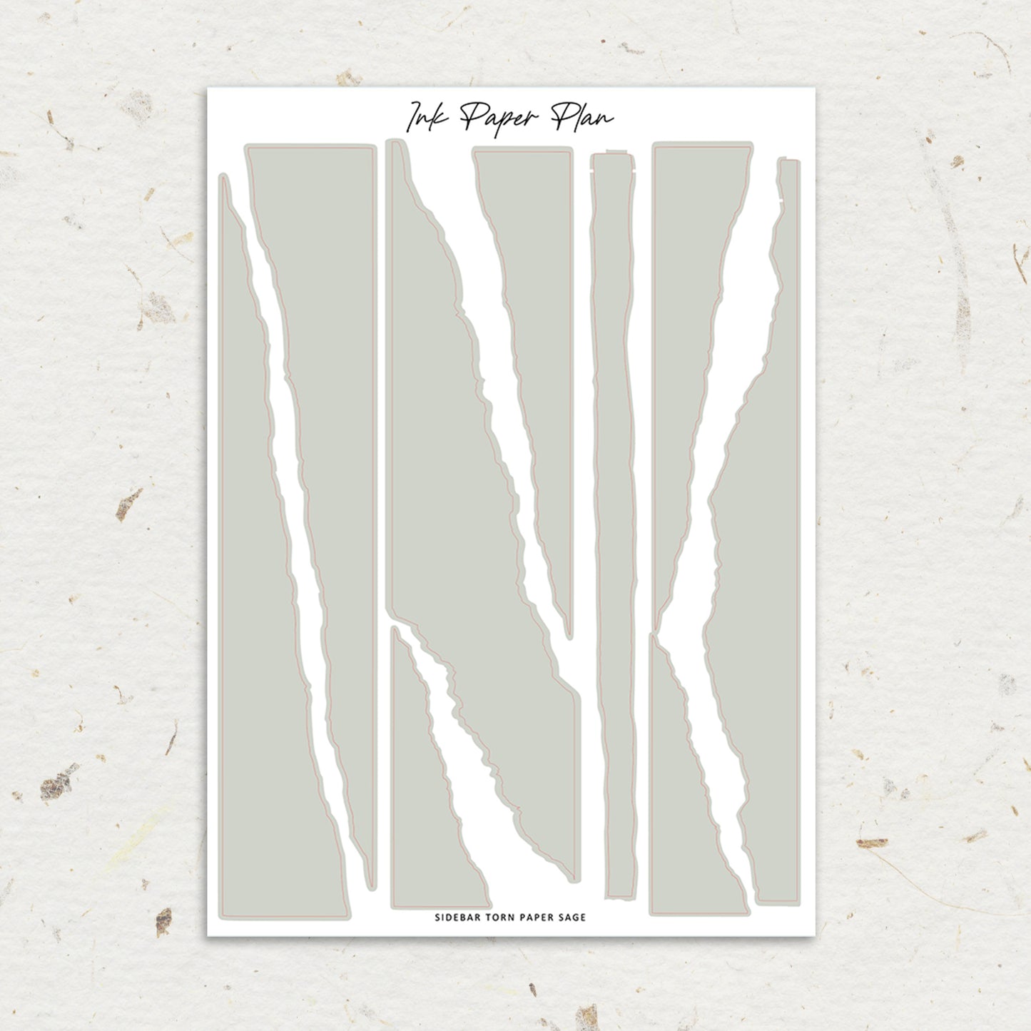 Sidebar Torn Paper | Solid Neutral