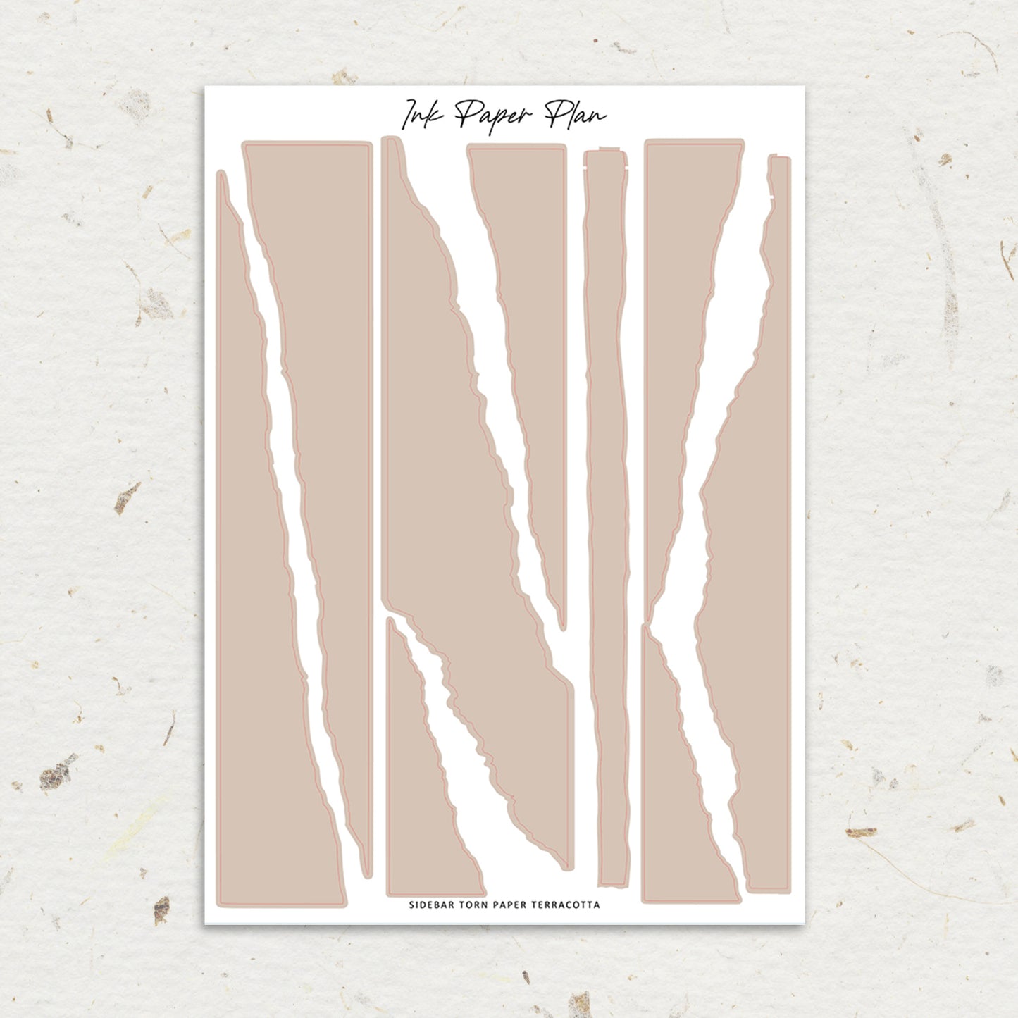 Sidebar Torn Paper | Solid Neutral