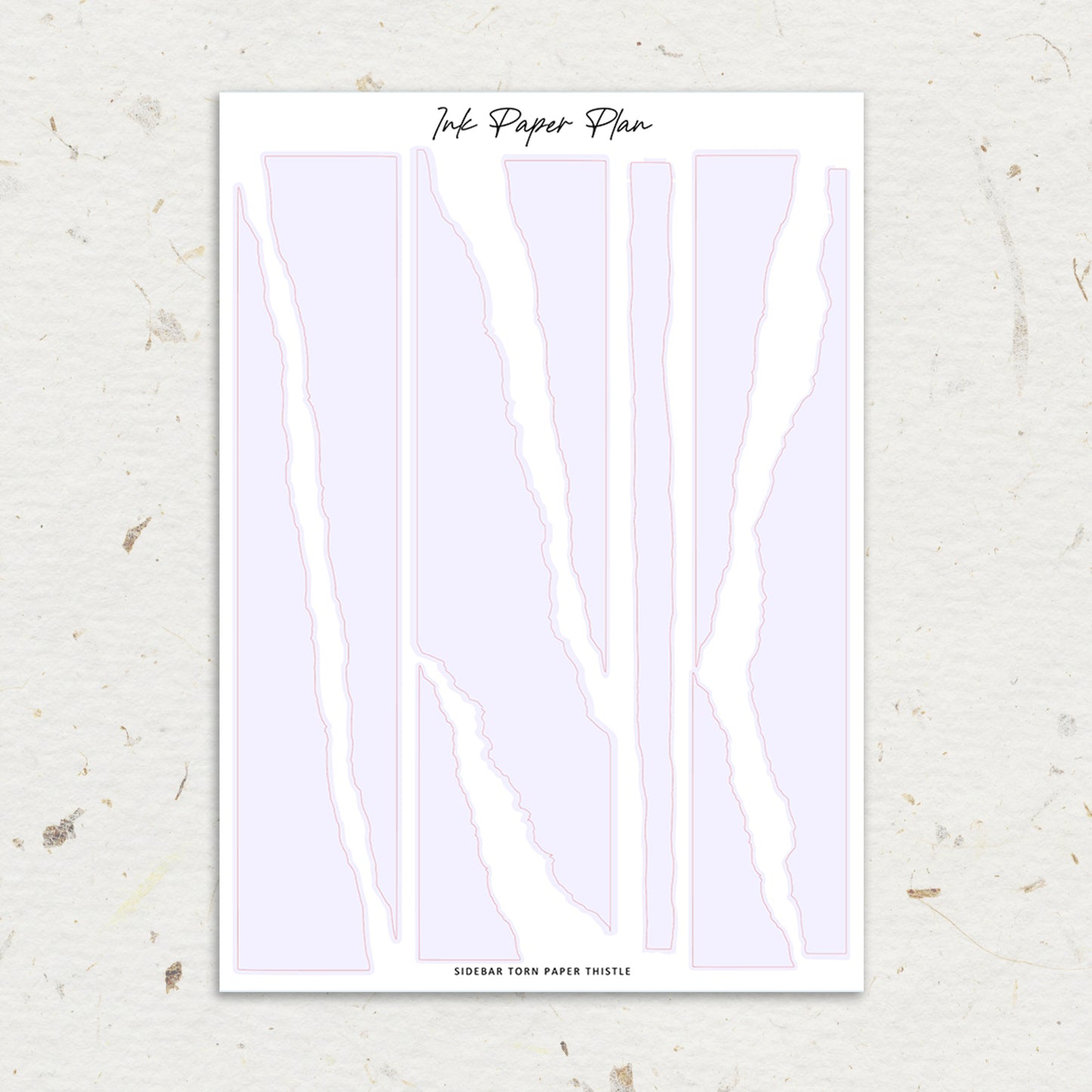 Sidebar Torn Paper | Solid Pastel