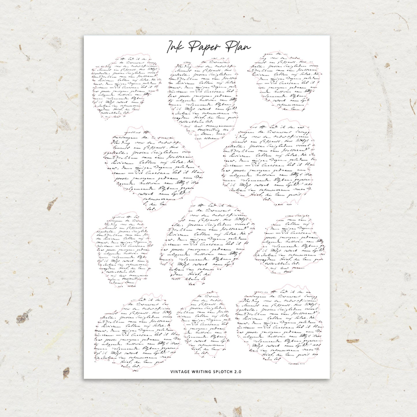 Writing Splotchs 2.0 | Foiled Overlay