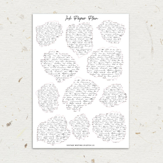 Writing Splotchs 2.0 | Foiled Overlay