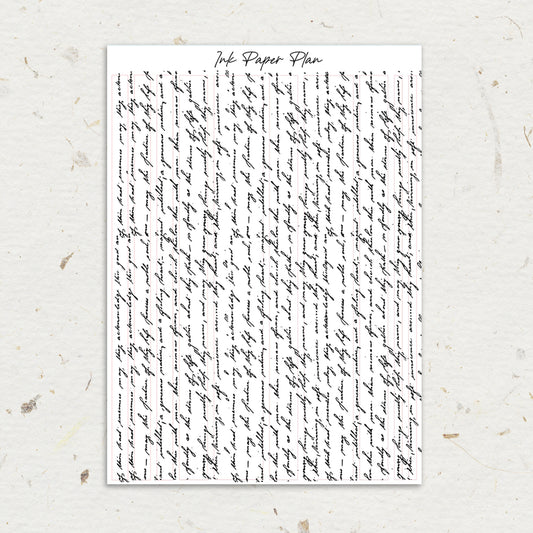 Washi Writing | Foiled Overlay
