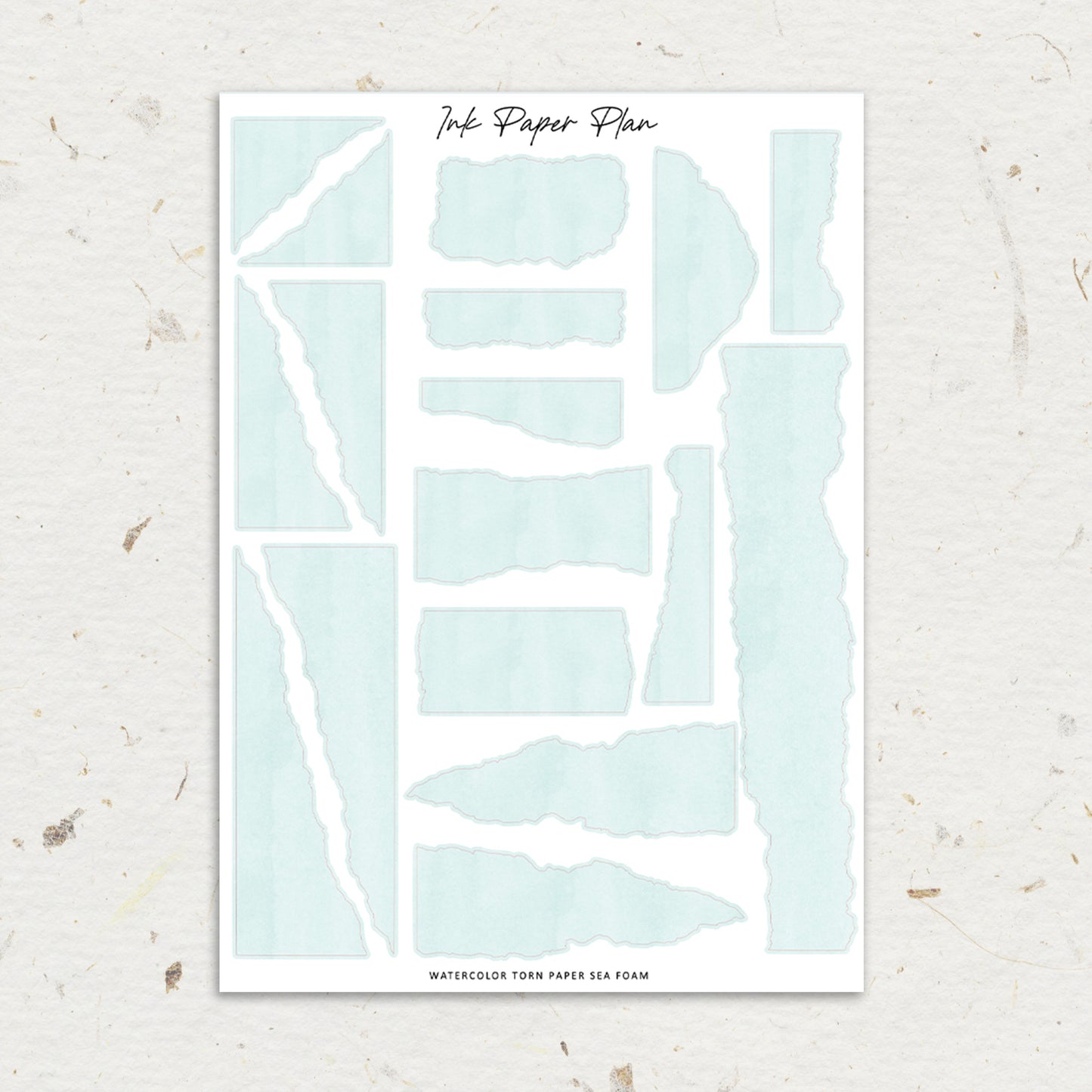 Torn Paper | Watercolor Pastel