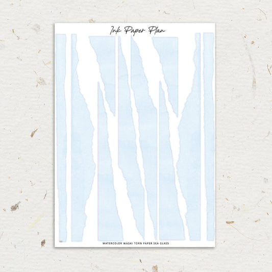 Sidebar Torn Paper | Watercolor Pastel