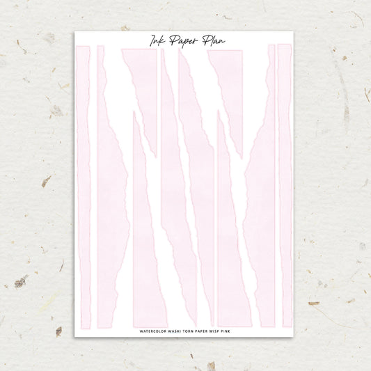 Sidebar Torn Paper | Watercolor Pastel