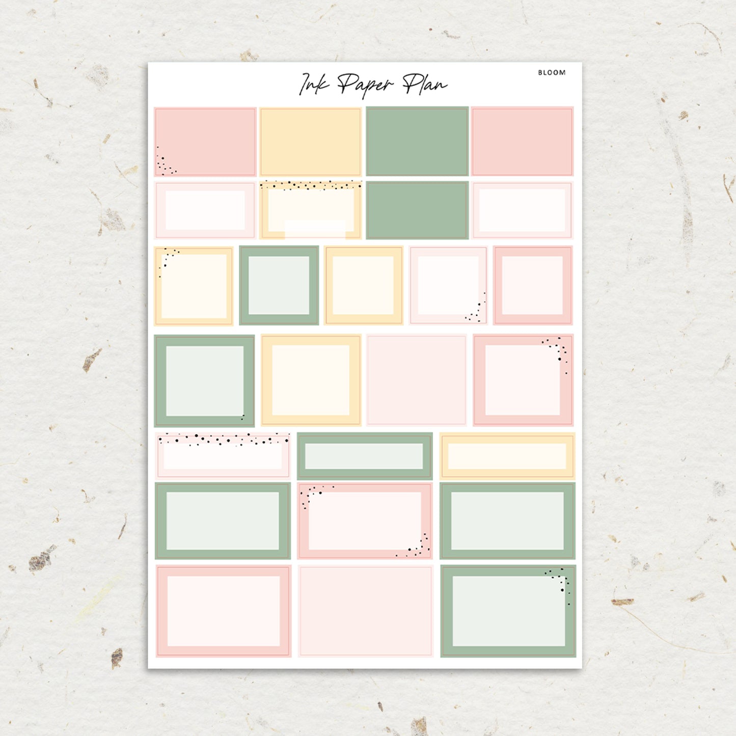 Bloom | Weekly Kit | Rose Gold, Silver Foil, or Gold