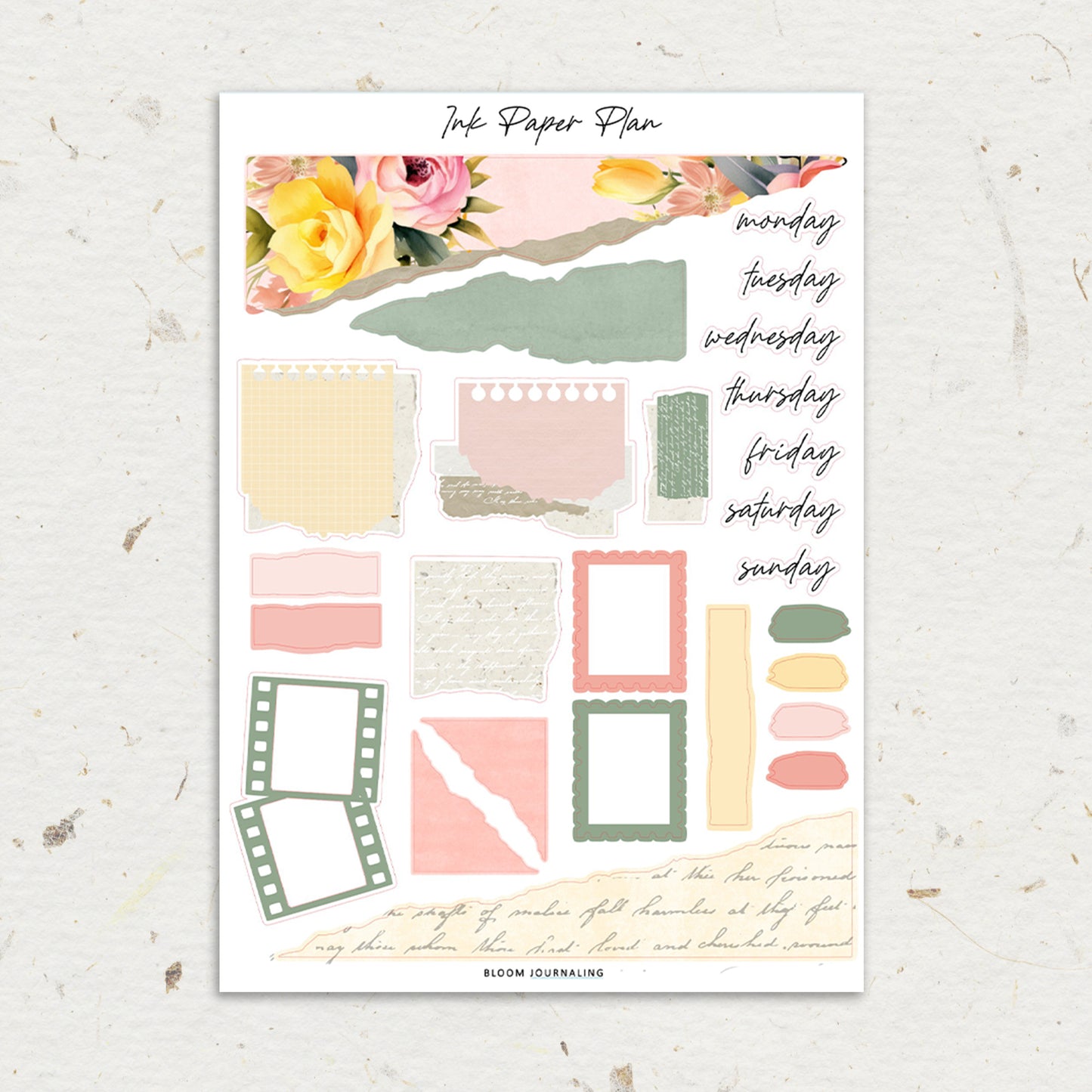 Bloom | Journaling Sheet