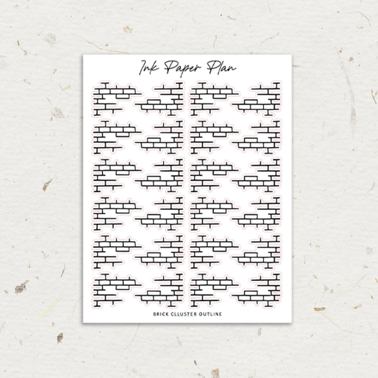 Brick Cluster | Foiled Deco