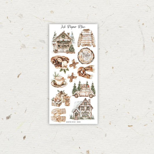 Winter Spice | Journaling Collection | Single Sheets