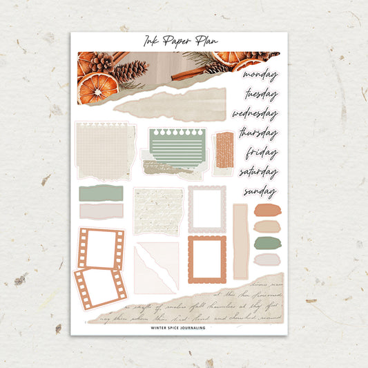 Winter Spice | Journaling Sheet