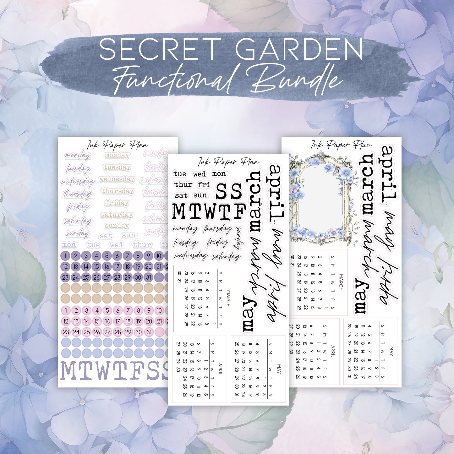 Secret Garden| Journaling Collection | Bundles