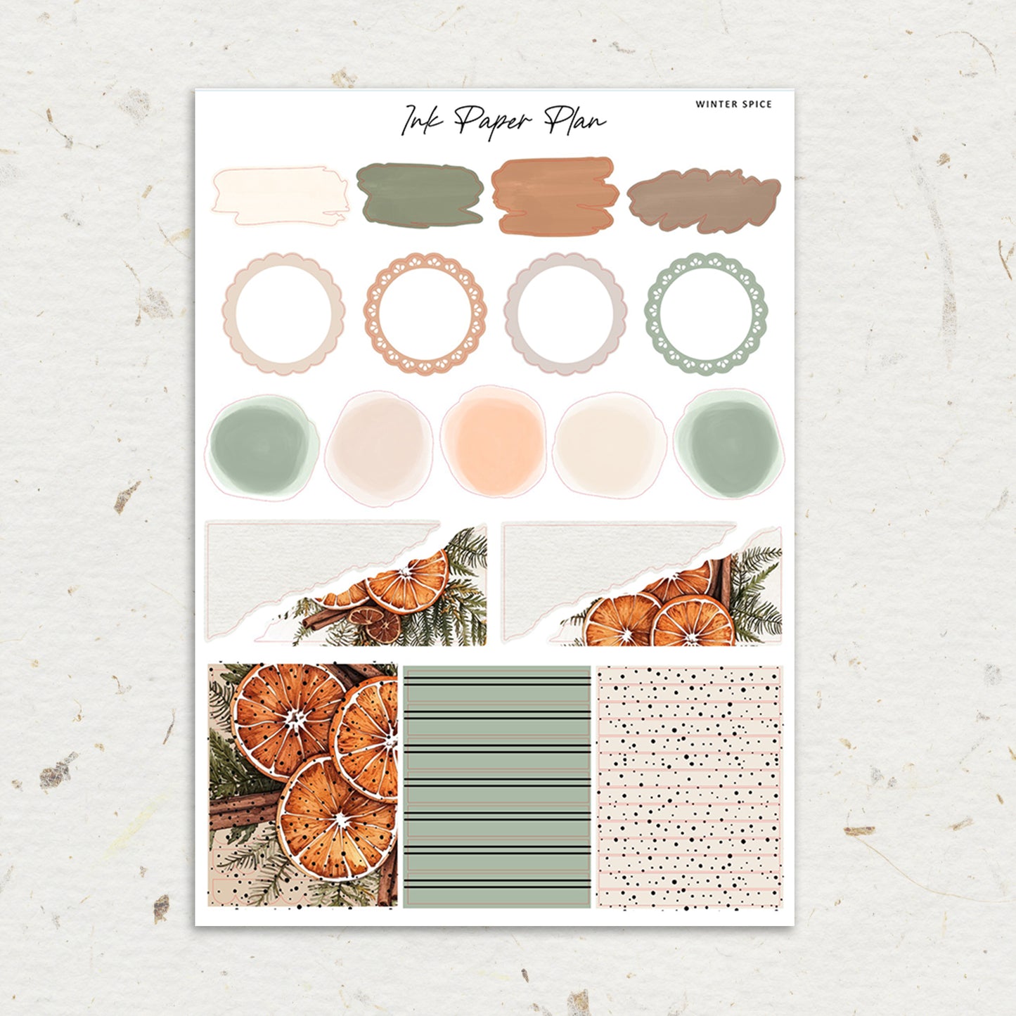 Winter Spice | Weekly Kit | Rose Gold, Silver Foil, or Gold