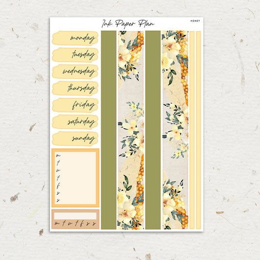 Honey | Weekly Kit | Rose Gold, Silver Foil, or Gold