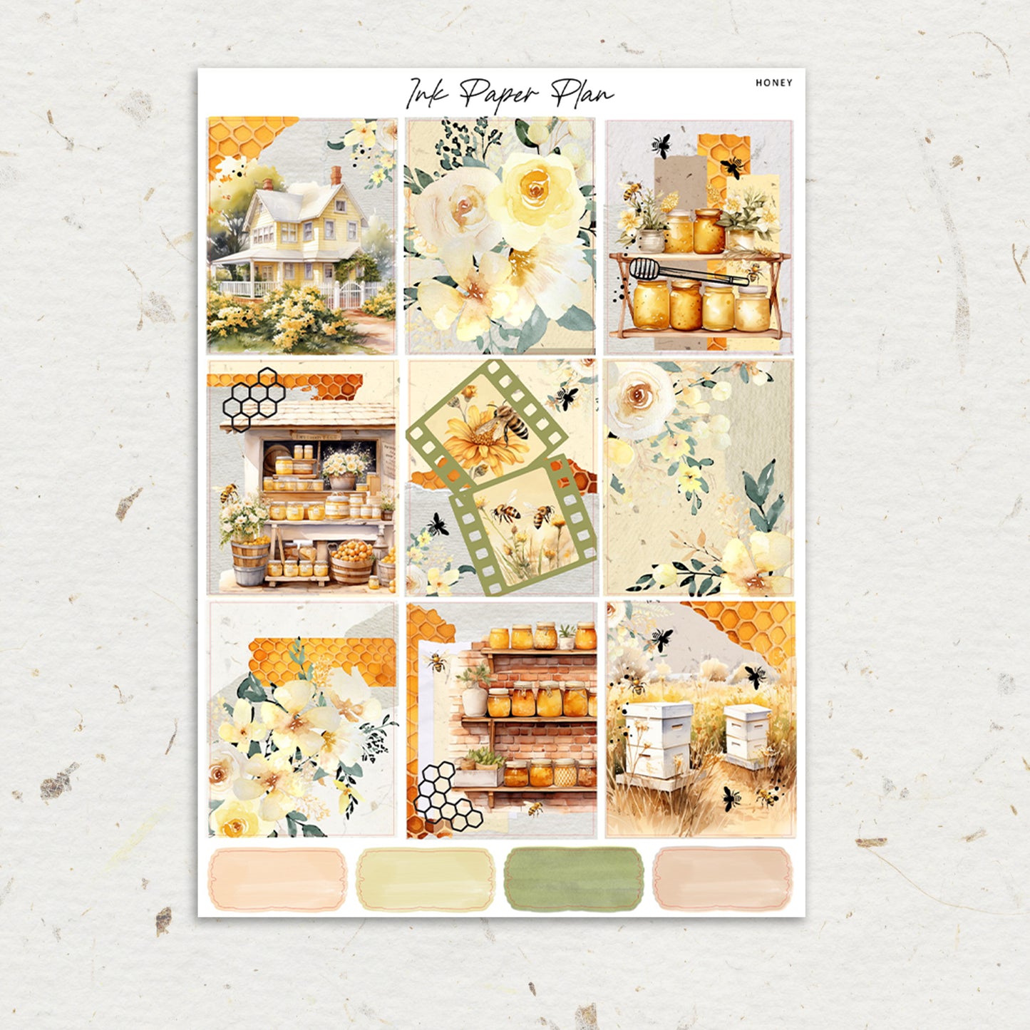 Honey | Weekly Kit | Rose Gold, Silver Foil, or Gold