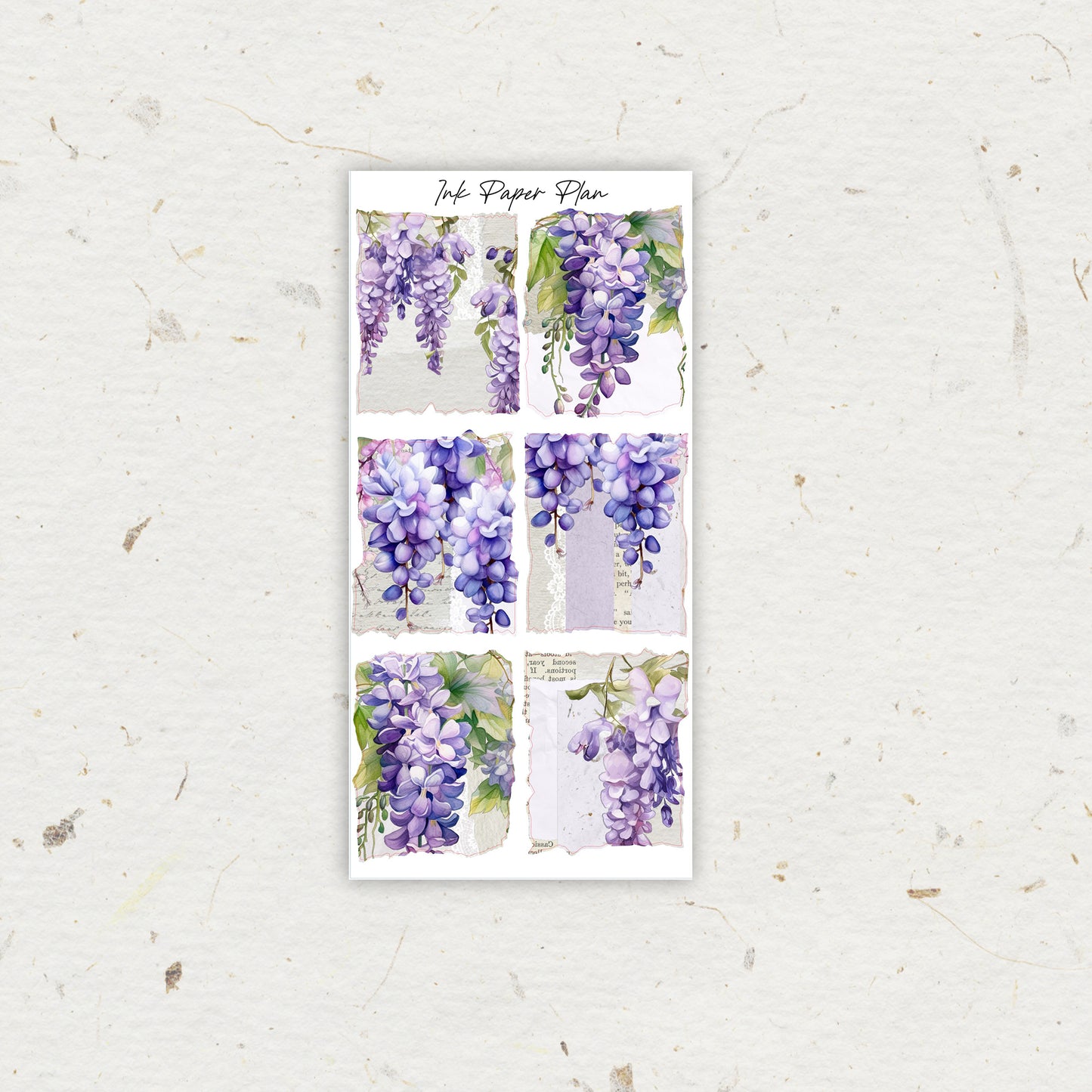 Wisteria | Journaling Collection | Single Sheets